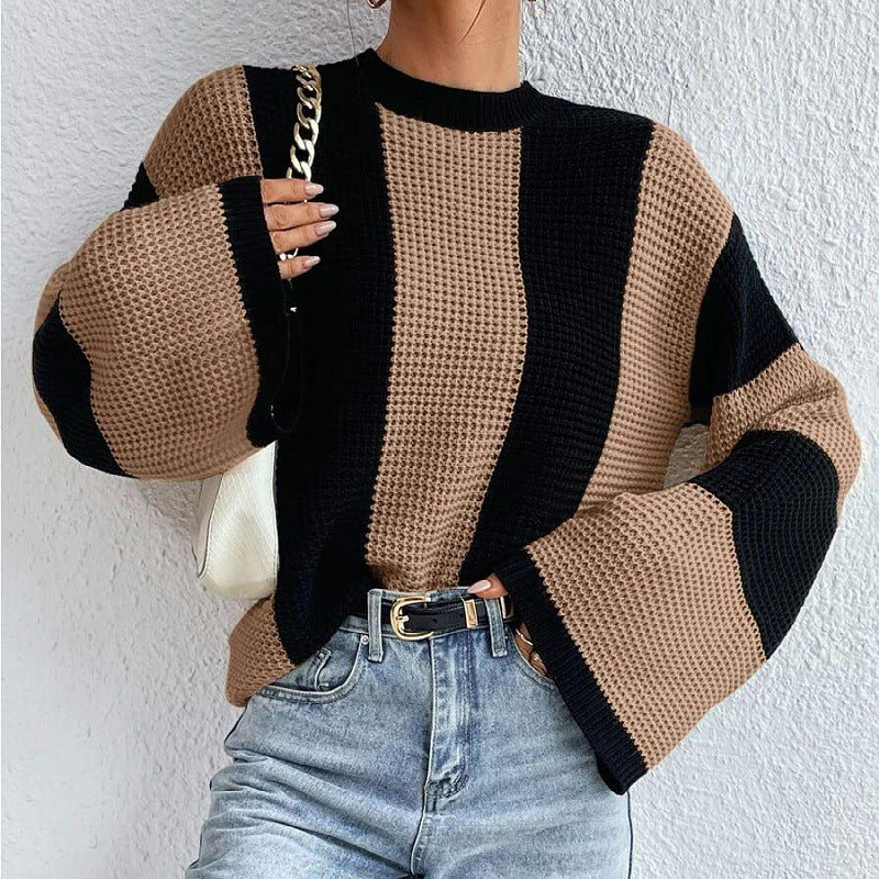 Damen Oversized Strickpullover Atmungsaktives Design Norvielle - Norvielle