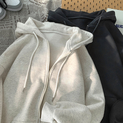 Damen Kapuzen-Sweatjacke Ergonomisch Reißverschluss