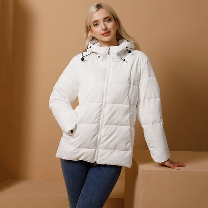 Damen Winterjacke Gesteppt Wasserdicht Weich Norvielle