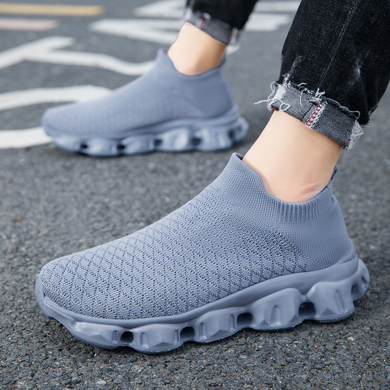 Damen Freizeitschuhe Elastisches Strickoberteil