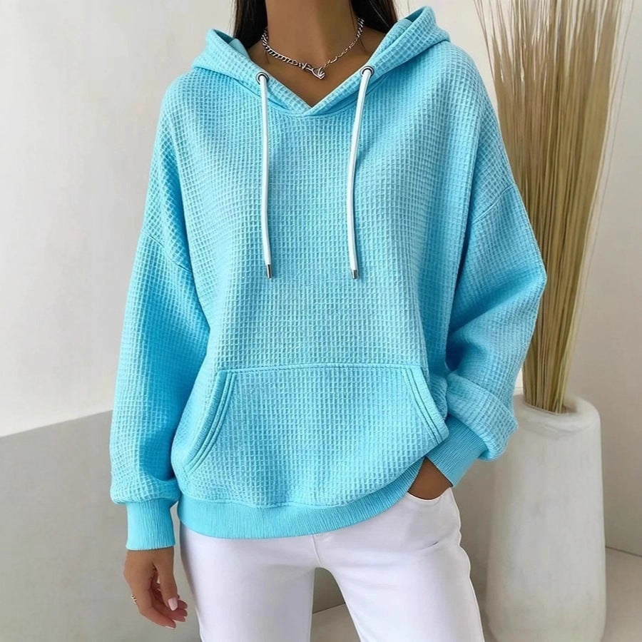 Damen Kapuzenpullover Strukturiertes Gewebe Norvielle - Norvielle
