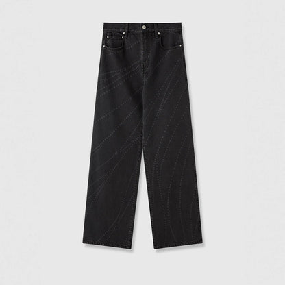 Damen Bootcut-Jeans Hochbund Elegant Norvielle
