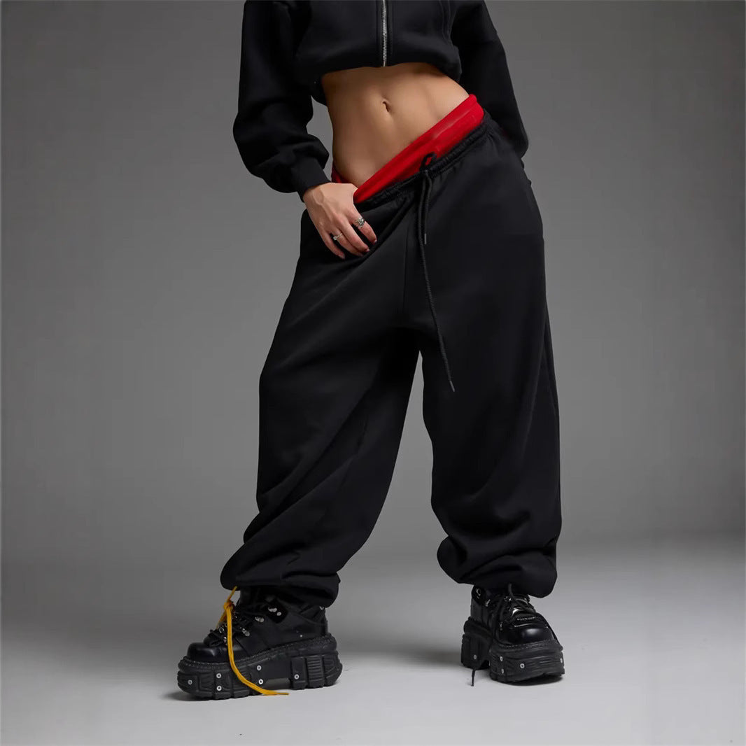 Damen Freizeithose Hochwerder mit Weitem Schnitt Bequem