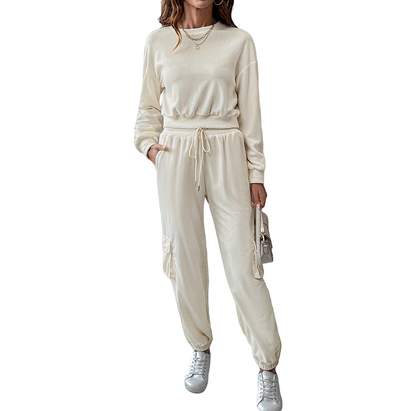 Damen Loungeanzug Elastisch Bequem Norvielle
