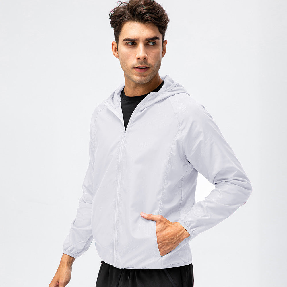 Herren Laufjacke Leicht Atmungsaktiv Reflektierend