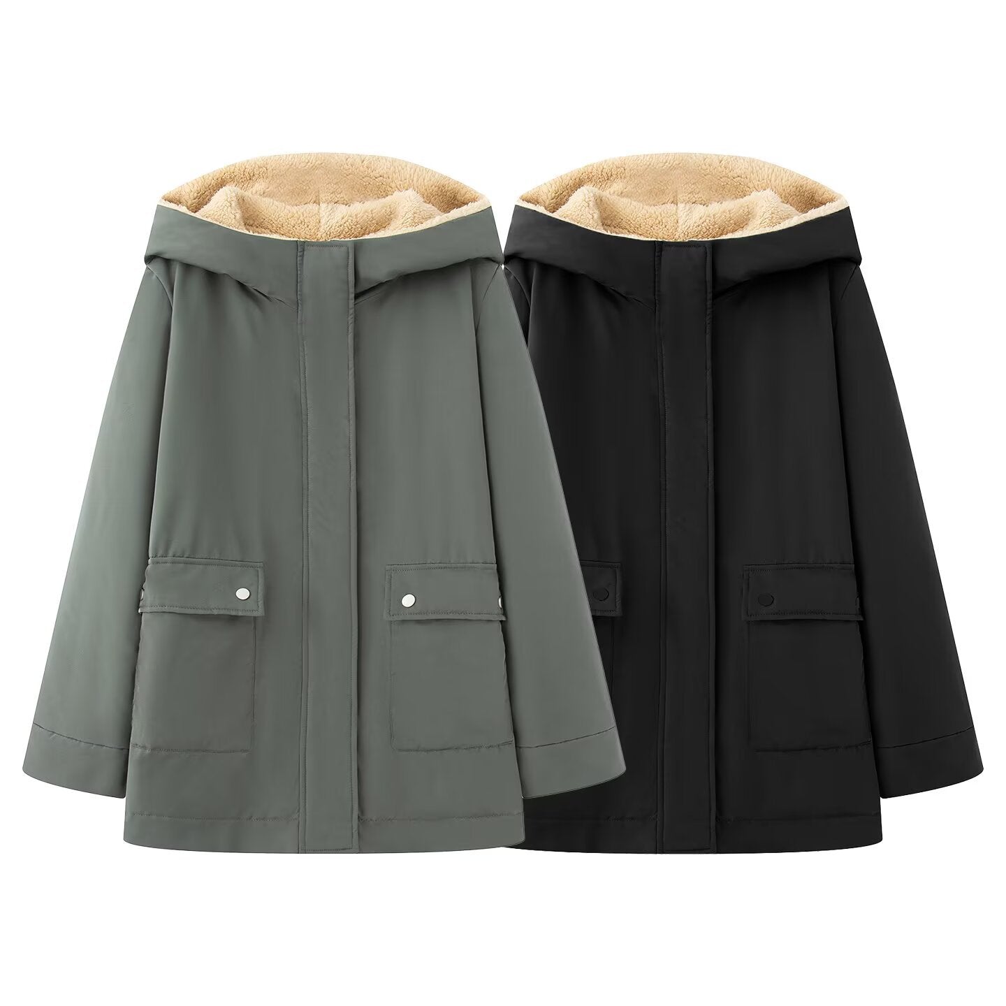Damen Steppjacke Kuscheliges Futter Praktische Taschen Norvielle
