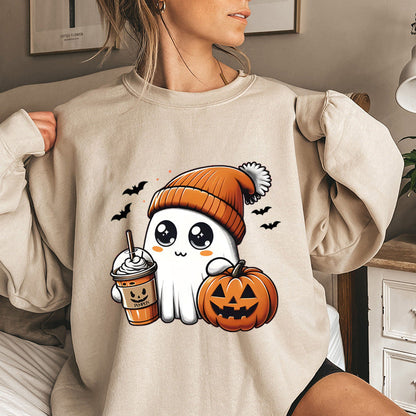 Damen Sweatshirt Halloween-Grafikdesign Norvielle