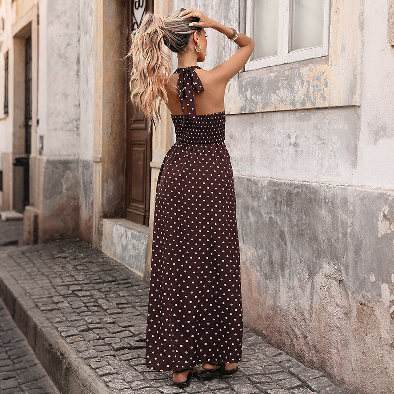 Damen Wickelkleid V-Ausschnitt Modisch