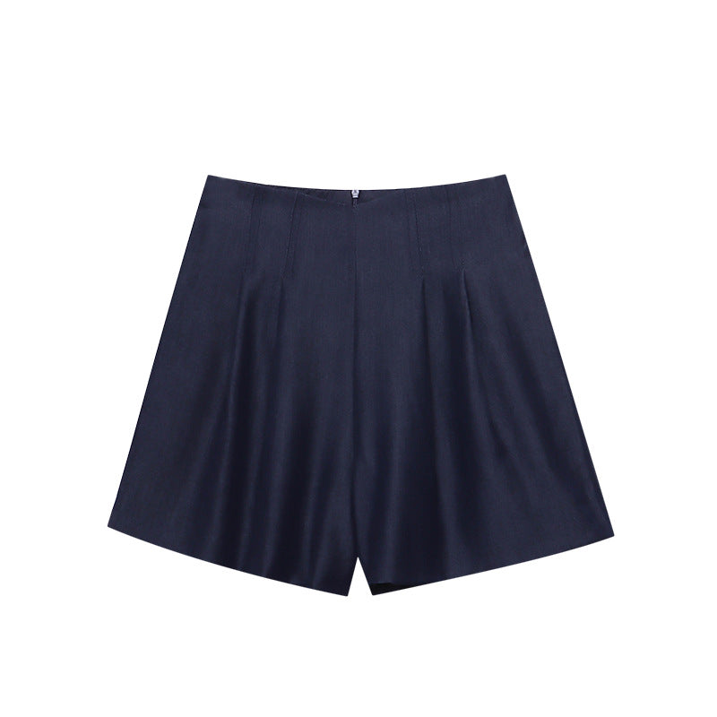 Damen Shorts-Set mit Schlitzen Hochtailliert Norvielle