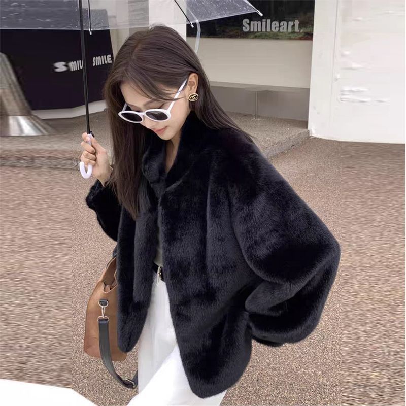 Damen Teddyjacke Kuschelig Norvielle