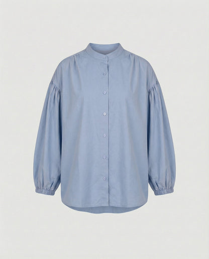 Damen Bluse Voluminöse Ärmel Trenddesign
