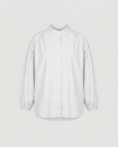 Damen Bluse Voluminöse Ärmel Trenddesign