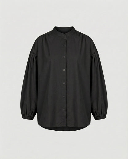 Damen Bluse Voluminöse Ärmel Trenddesign