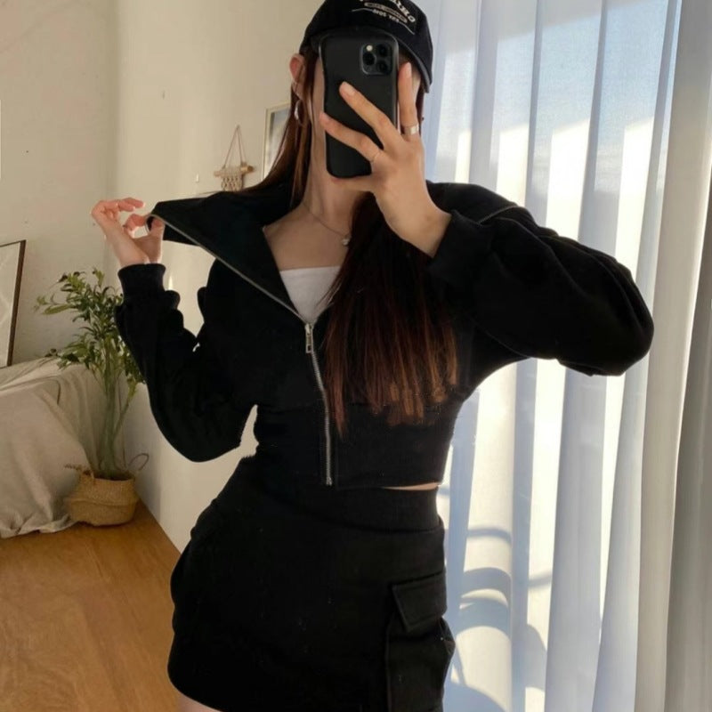 Damen Sportliches Hoodie-Kleid mit Taschen Norvielle