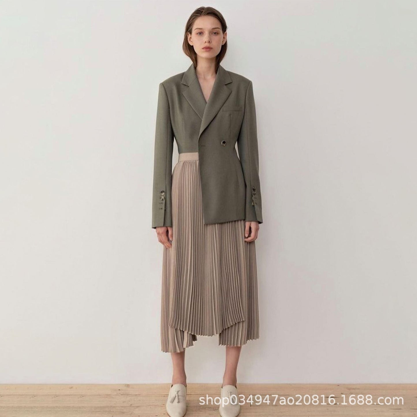 Damen Blazer Tailliert Modern Norvielle