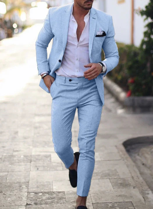 Herren Twin Anzug Blazer und Hose - Norvielle