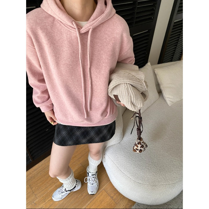 Damen Hoodie Mit Kapuze Überschnittene Schultern Norvielle - Norvielle