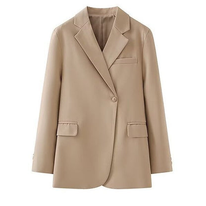 Damen Blazerjacke Moderner Schnitt Praktische Taschen