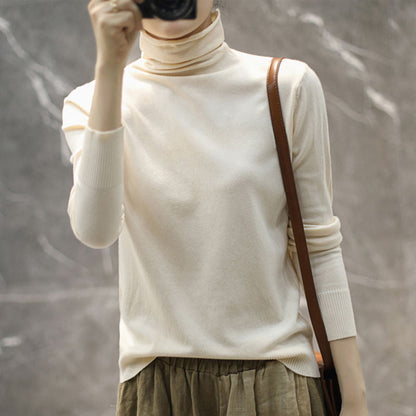 Damen Rollkragenpullover Hochwertig Norvielle