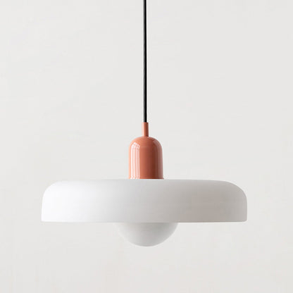 Bauhaus Pendelleuchte Farbiges Glas