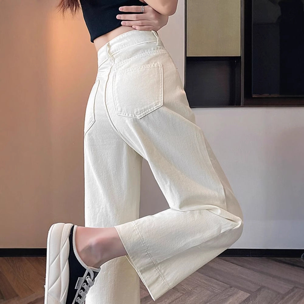 Damen Highwaist Jeans Weit Norvielle