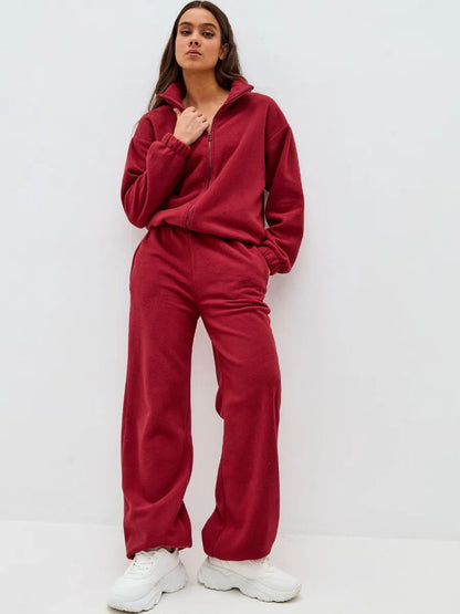 Damen Sport Set Stehkragen Norvielle