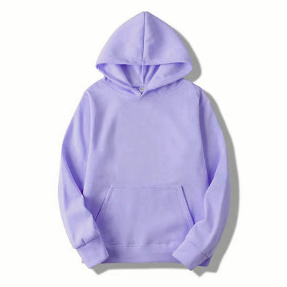 Damen Kapuzenpullover Baumwollmix Bequem Grau