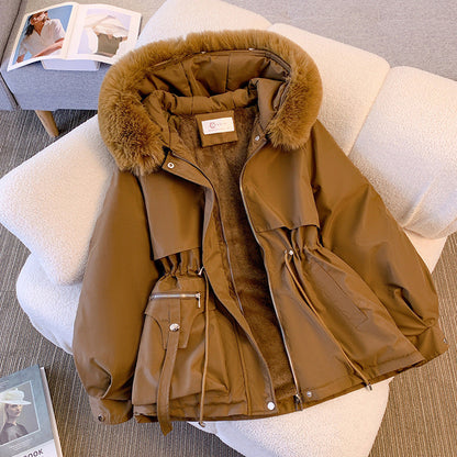 Damen Übergangsjacke Gesteppt Abnehmbares Fleece-Innenfutter Norvielle
