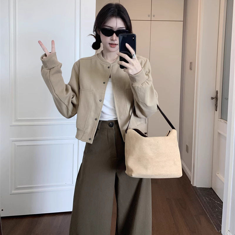 Damen Strickcardigan Lässig Komfortschnitt Norvielle