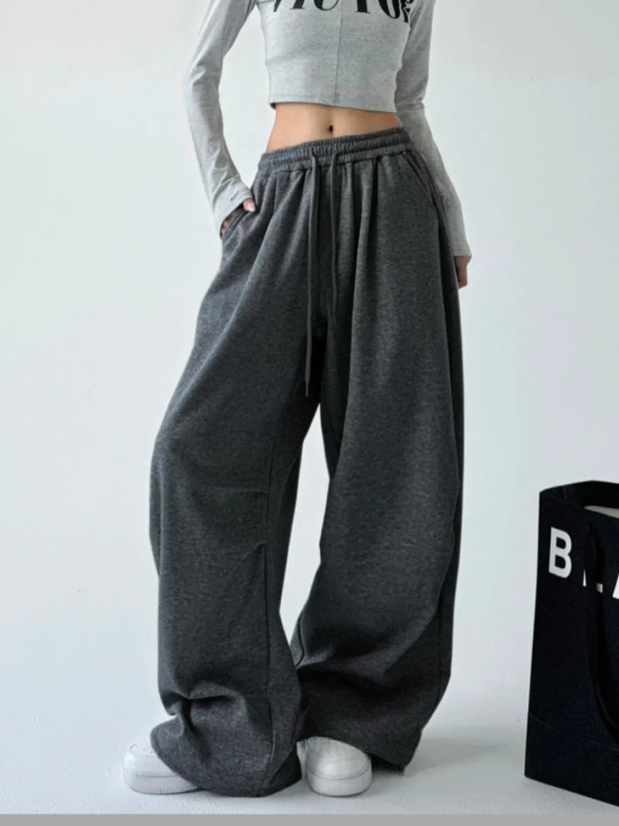 Damen Jogginghose Weite Bequem Elastisch Norvielle