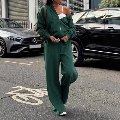 Damen Kapuzenpullover Set mit Jogginghose Norvielle - Norvielle