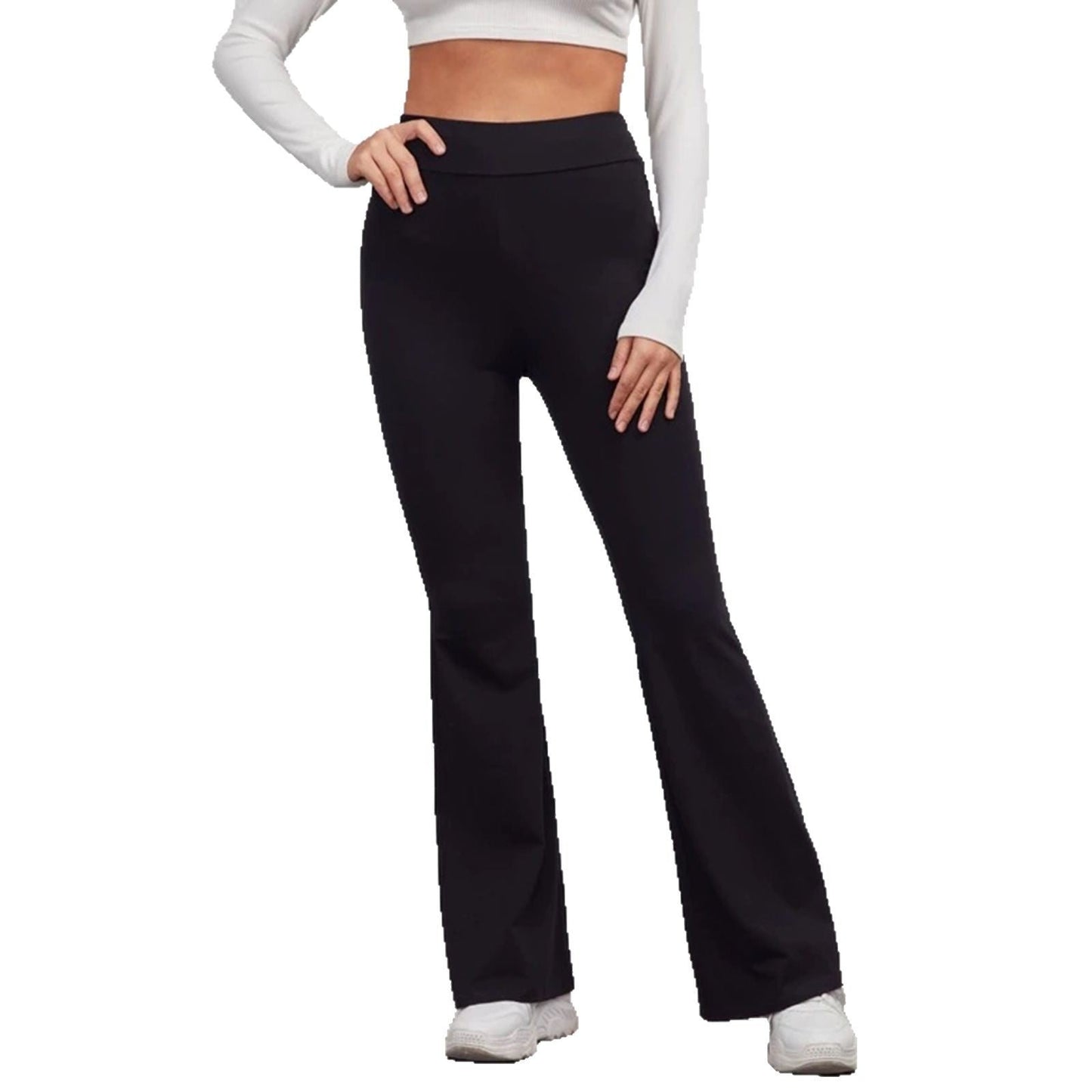 Damen Flared-Hosen Norvielle Hochsitze