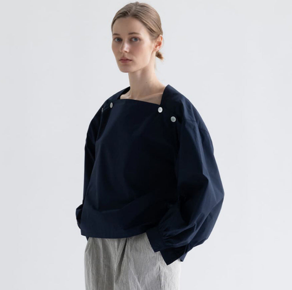 Damen Bluse Modisch Knöpfe Norvielle