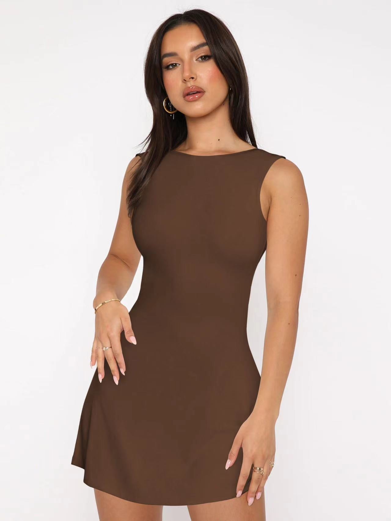 Damen Kleid Eleganter Schnitt Figurumspielend Norvielle