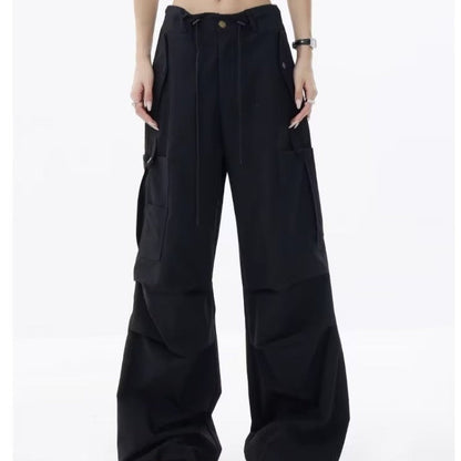 Damen Cargo-Hose Oversized Baumwolle Bequem
