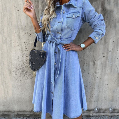Damen Denim-Kleid