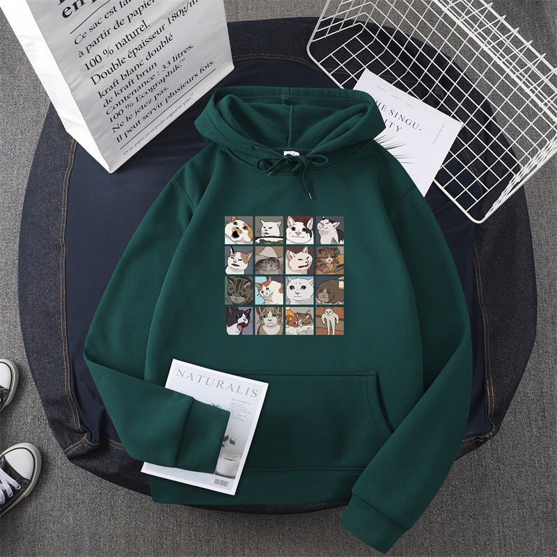 Damen Sweatshirt Tier-Motiv Norvielle
