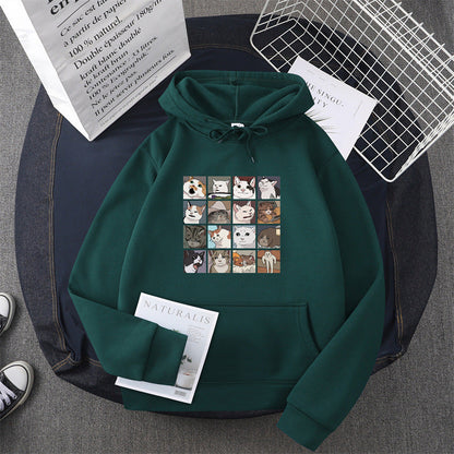 Damen Sweatshirt Tier-Motiv Norvielle