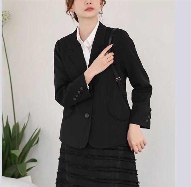 Damen Blazer Elegant Tailliert Norvielle