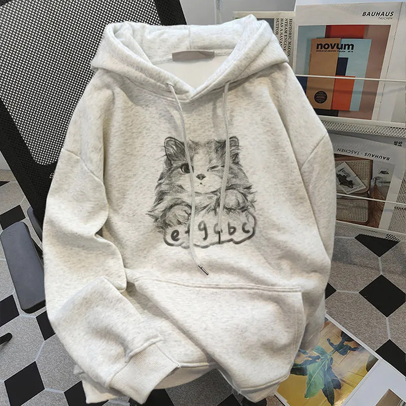Damen Hoodie Niedliches Tierdesign Norvielle - Norvielle