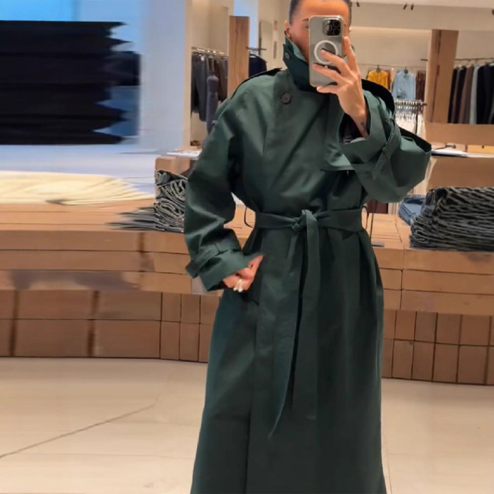 Damen Trenchcoat mit Gürtel Norvielle - Norvielle