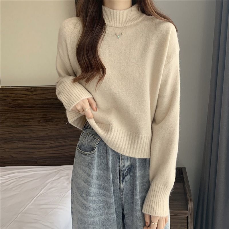 Damen Rollkragenpullover Norvielle Modisch