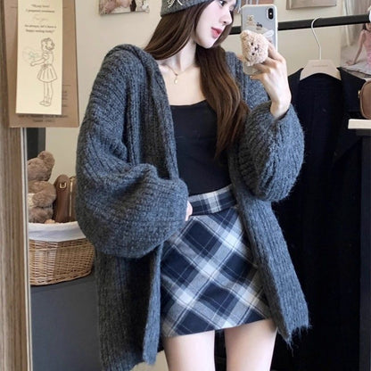 Damen Strickcardigan Gemütlich Norvielle
