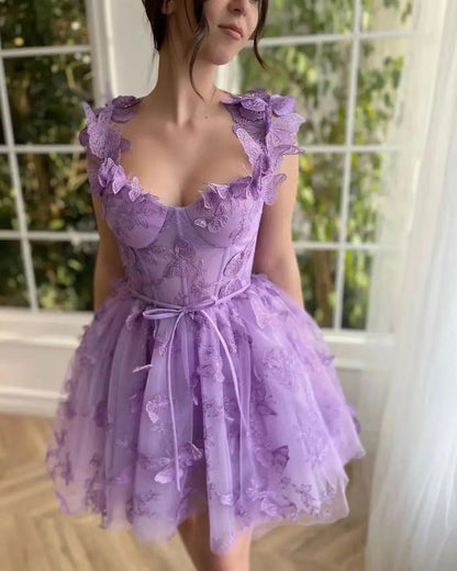 Chic Damen Strandkleid mit Schlitz für Braut und Party