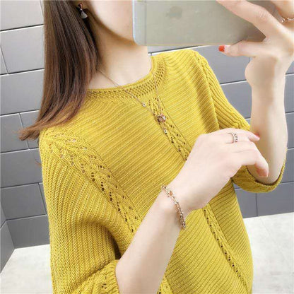 Damen Strickpullover Lässig Filigran Norvielle