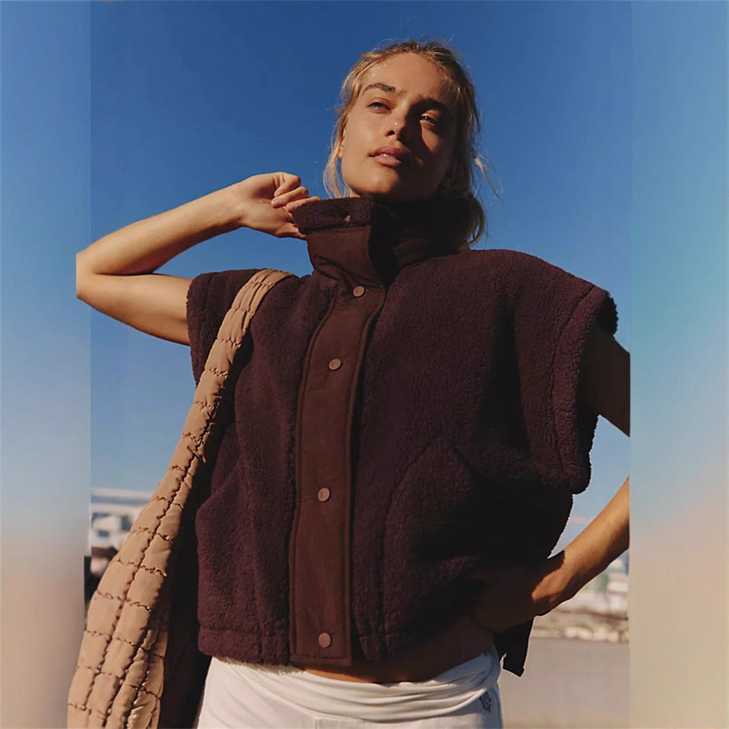 Damen Fleecejacke mit Kordelzügen Norvielle