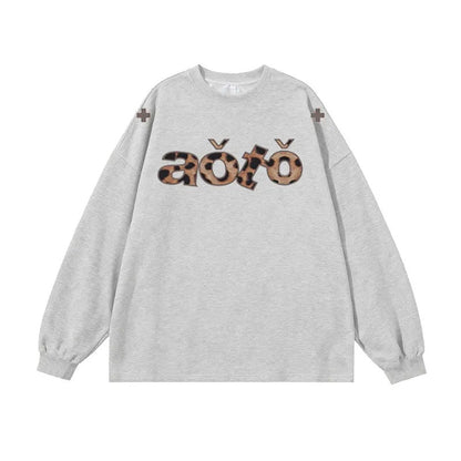 Damen Langarmshirt Grafikdesign Norvielle