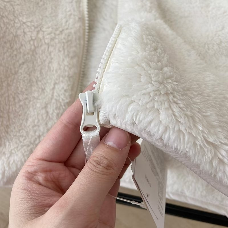 Damen Fleecejacke Norvielle Hochkragen Reißverschluss