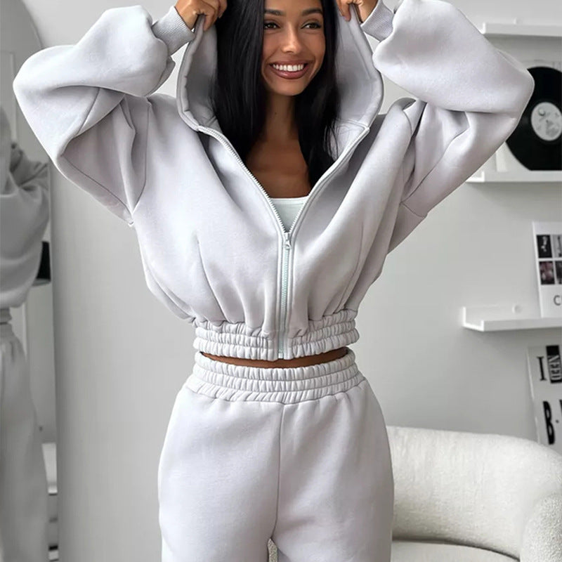 Damen Oversize Hoodie Elastischer Bund Norvielle