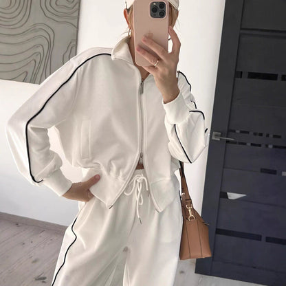 Damen Sportset Slim Fit Reißverschluss Norvielle